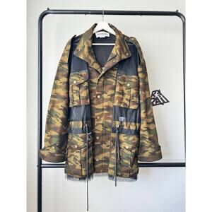 Monse Deconstructed Camouflage Jacket